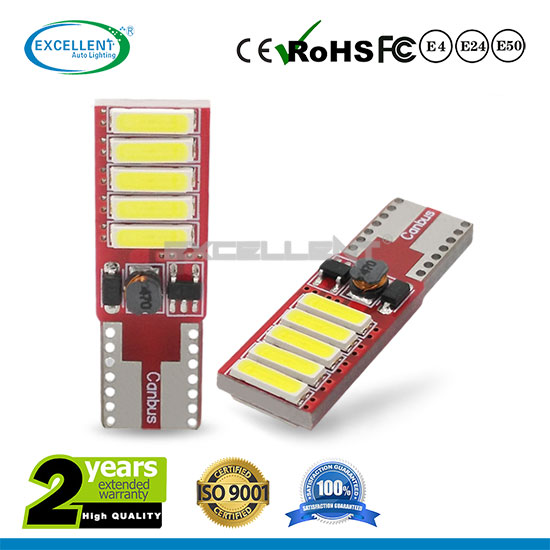 T10 10 7020SMD Canbus(Two Side Shine)