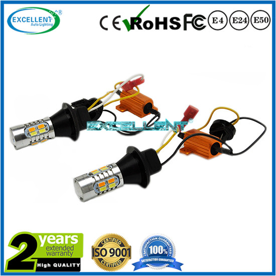 1156 20 5630SMD Canbus DRL and Turning Light(Dual Color)
