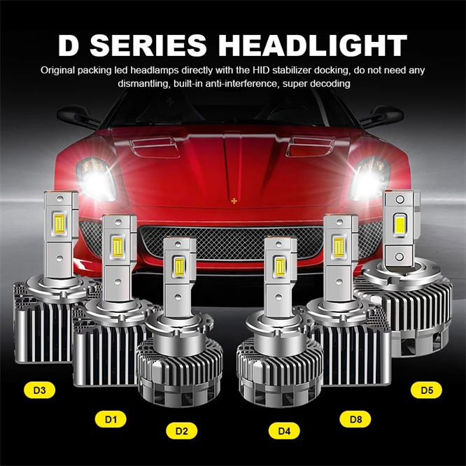 A1 D1S D2S D3S 35W Canbus LED Headlight 5800lm D4S D5S D8S Xenon Headlight Bulb
