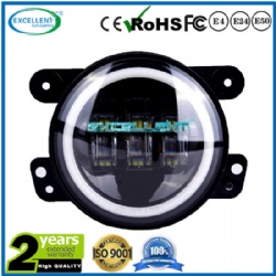 4INCH Jeep Wrangler 30W LED Fog Lamp with DRL Ring