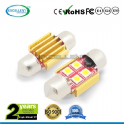 31mm/36mm 4W 3030SMD Canbus with Gold Aluminum